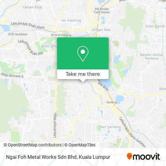 Peta Ngai Foh Metal Works Sdn Bhd