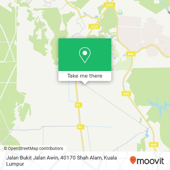 Jalan Bukit Jalan Awin, 40170 Shah Alam map