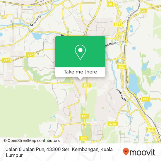 Jalan 6 Jalan Pun, 43300 Seri Kembangan map