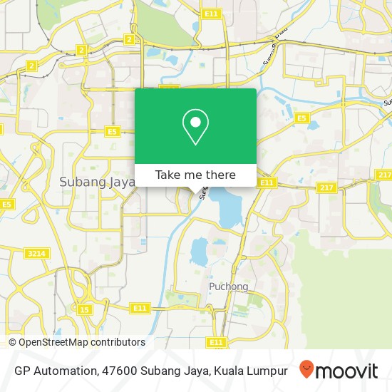 Peta GP Automation, 47600 Subang Jaya