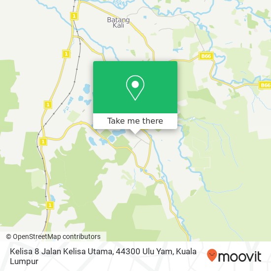 Peta Kelisa 8 Jalan Kelisa Utama, 44300 Ulu Yam