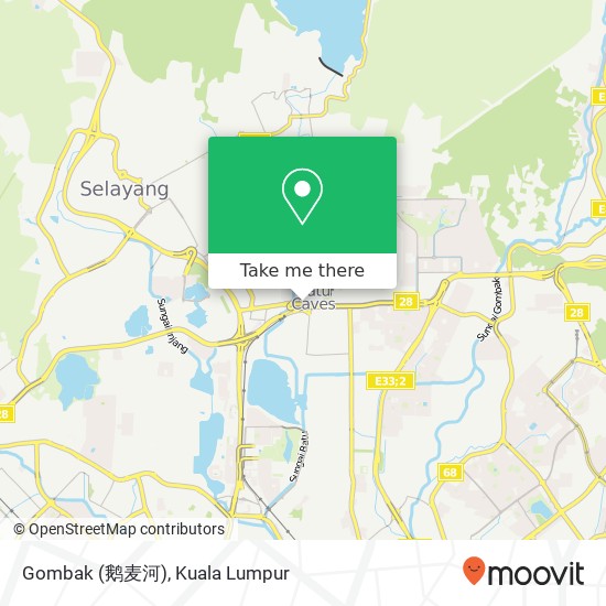 Gombak (鹅麦河) map