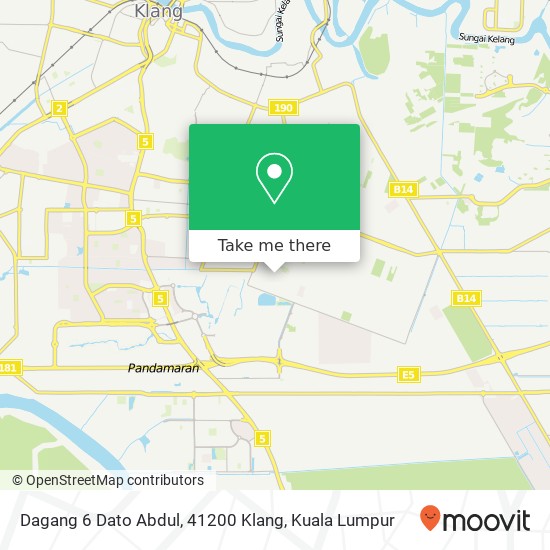 Dagang 6 Dato Abdul, 41200 Klang map