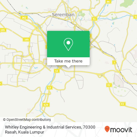 Whitley Engineering & Industrial Services, 70300 Rasah map