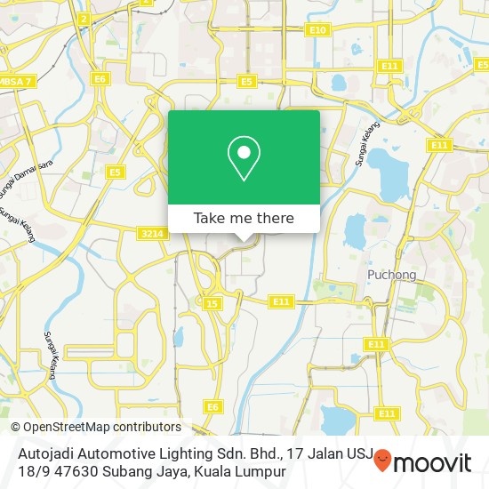 Autojadi Automotive Lighting Sdn. Bhd., 17 Jalan USJ 18 / 9 47630 Subang Jaya map