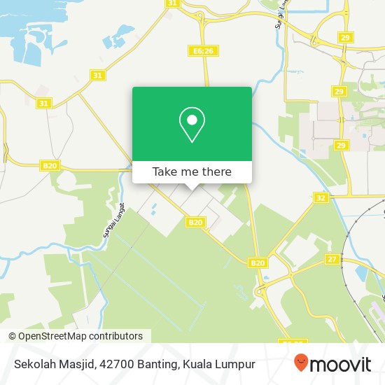 Sekolah Masjid, 42700 Banting map