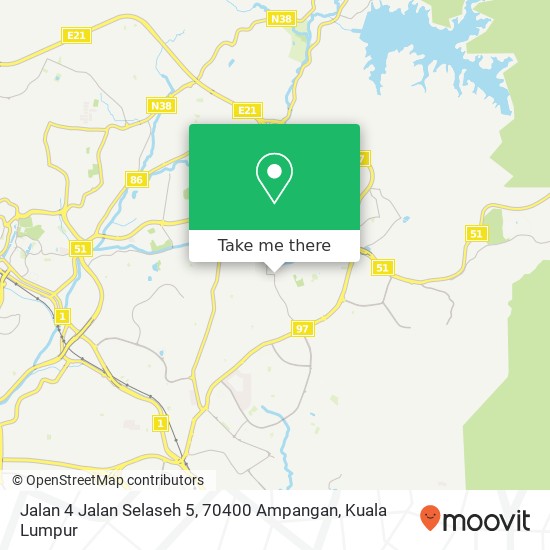 Jalan 4 Jalan Selaseh 5, 70400 Ampangan map