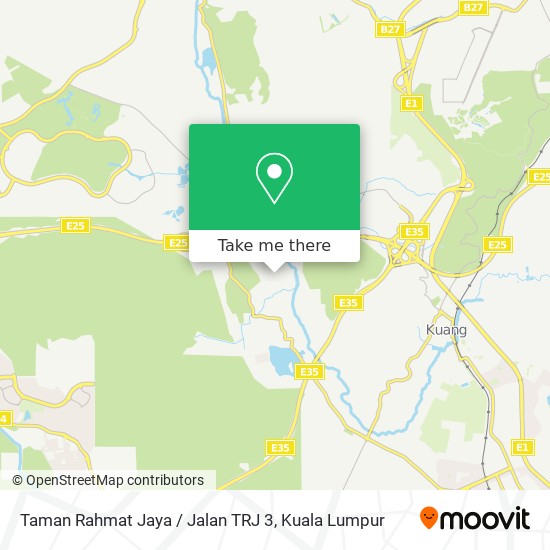 Peta Taman Rahmat Jaya / Jalan TRJ 3