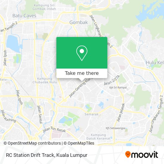 RC Station Drift Track map