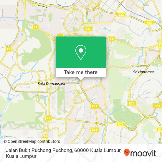 Jalan Bukit Puchong Puchong, 60000 Kuala Lumpur map