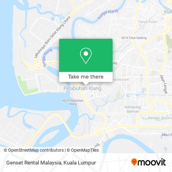 Genset Rental Malaysia map