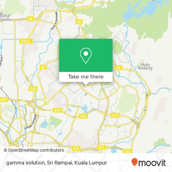 Peta gamma solution, Sri Rampai