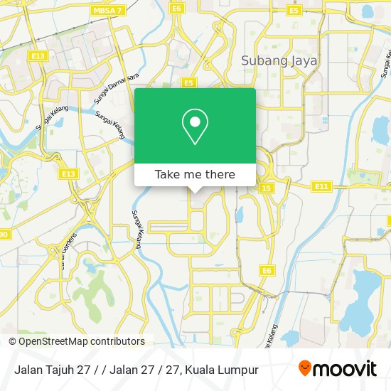 Jalan Tajuh 27 / / Jalan 27 / 27 map