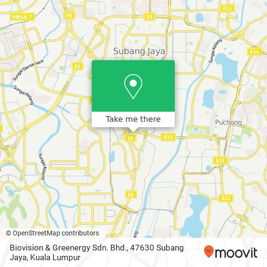 Biovision & Greenergy Sdn. Bhd., 47630 Subang Jaya map