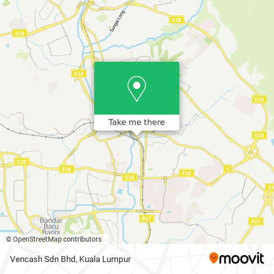 Vencash Sdn Bhd map