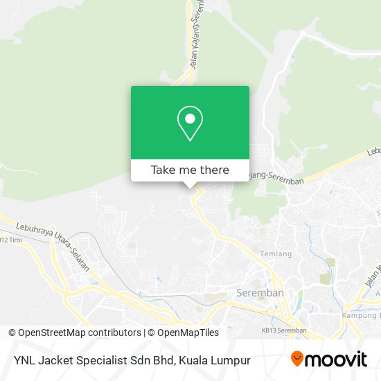 YNL Jacket Specialist Sdn Bhd map