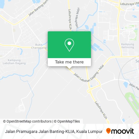 Peta Jalan Pramugara Jalan Banting-KLIA
