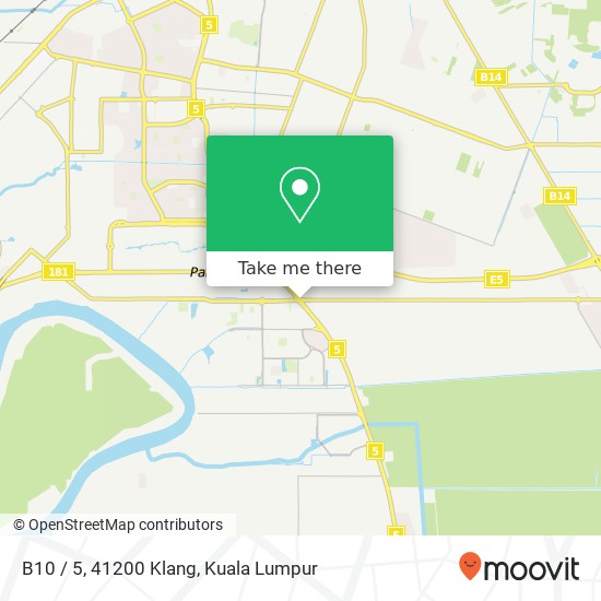 B10 / 5, 41200 Klang map