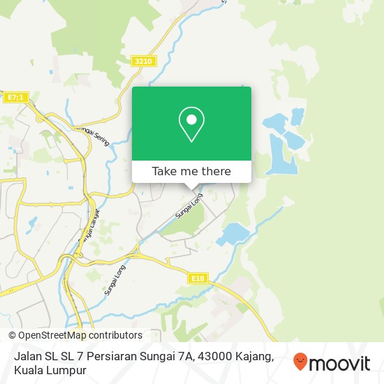 Jalan SL SL 7 Persiaran Sungai 7A, 43000 Kajang map