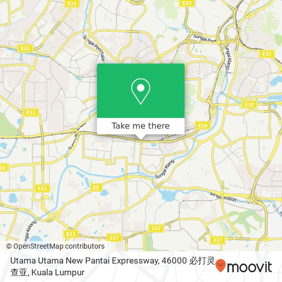 Utama Utama New Pantai Expressway, 46000 必打灵查亚 map