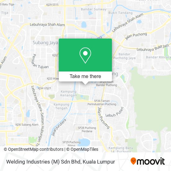 Welding Industries (M) Sdn Bhd map