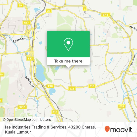 Iae Industries Trading & Services, 43200 Cheras map