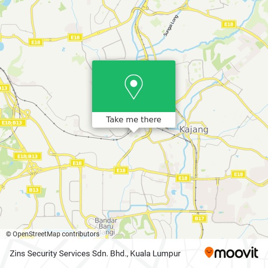 Zins Security Services Sdn. Bhd. map