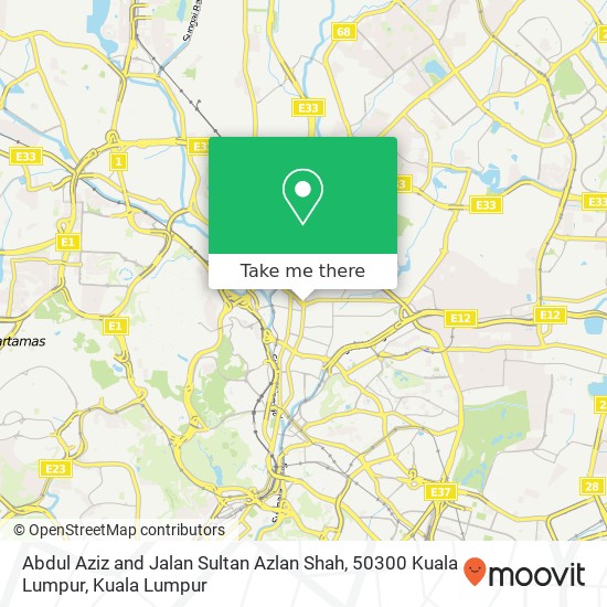 Abdul Aziz and Jalan Sultan Azlan Shah, 50300 Kuala Lumpur map