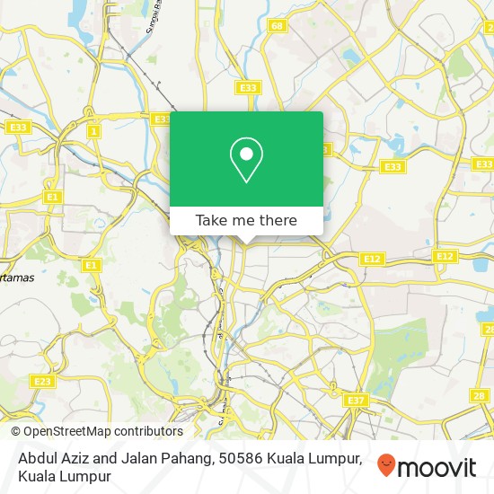 Peta Abdul Aziz and Jalan Pahang, 50586 Kuala Lumpur