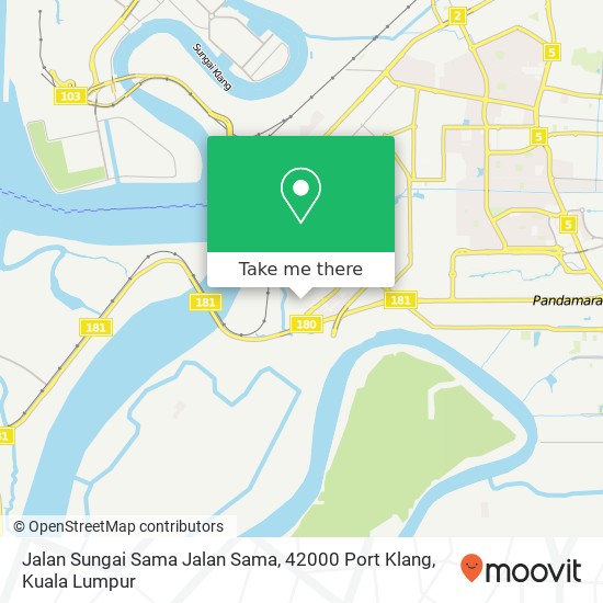 Peta Jalan Sungai Sama Jalan Sama, 42000 Port Klang