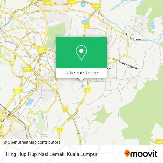 Hing Hup Hup Nasi Lemak map