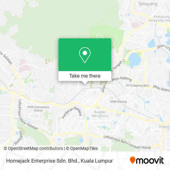 Homejack Enterprise Sdn. Bhd. map