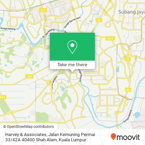 Harvey & Associates, Jalan Kemuning Permai 33 / 42A 40400 Shah Alam map