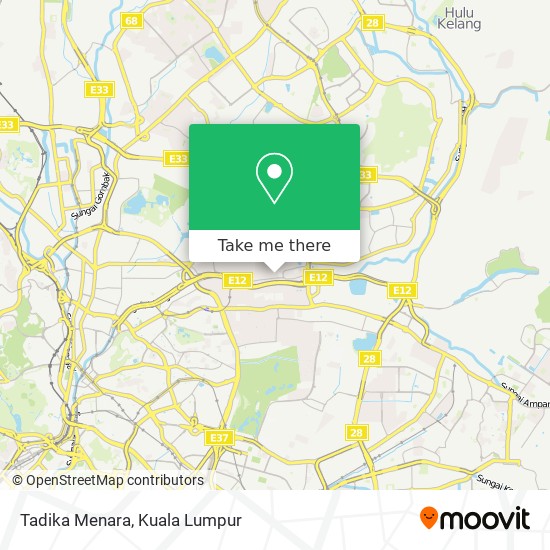 Tadika Menara map