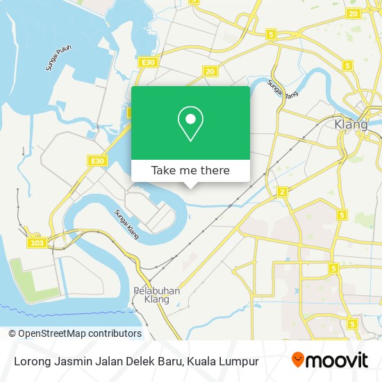 Lorong Jasmin Jalan Delek Baru map