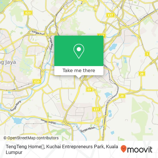 Peta TengTeng Home💒, Kuchai Entrepreneurs Park