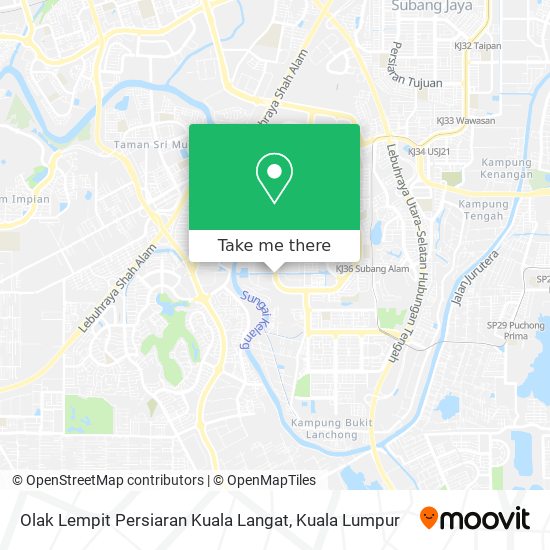 Olak Lempit Persiaran Kuala Langat map
