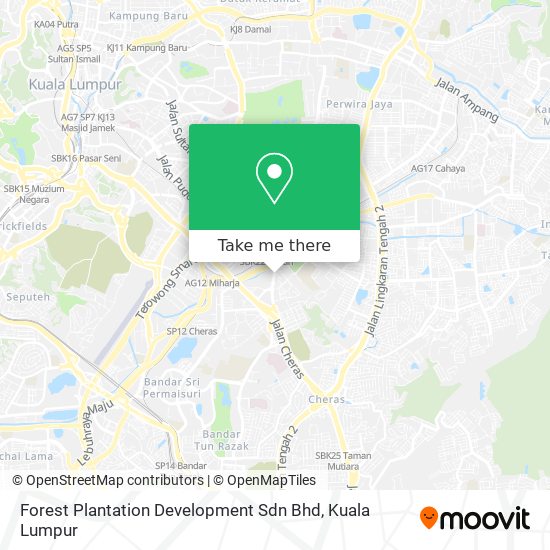 Forest Plantation Development Sdn Bhd map