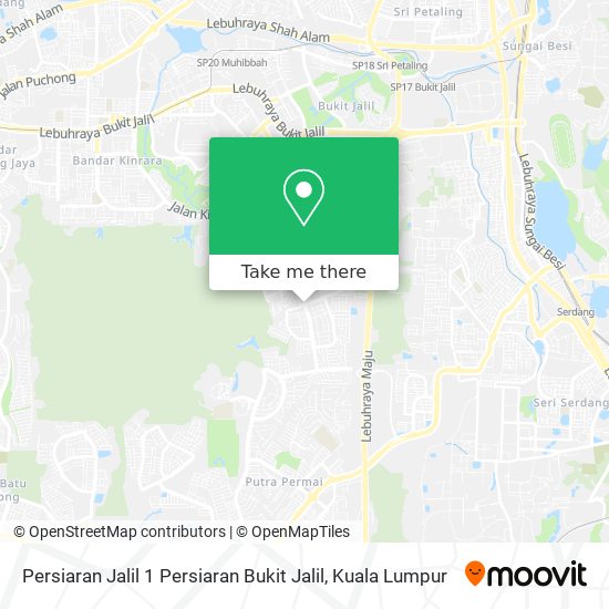 Peta Persiaran Jalil 1 Persiaran Bukit Jalil