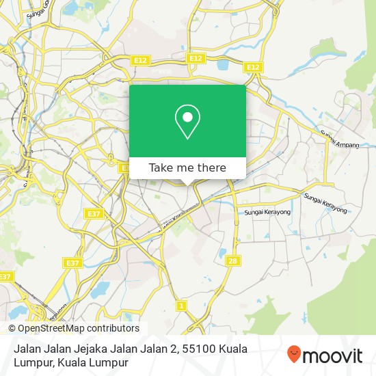 Jalan Jalan Jejaka Jalan Jalan 2, 55100 Kuala Lumpur map