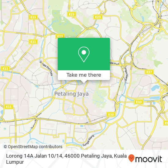 Lorong 14A Jalan 10 / 14, 46000 Petaling Jaya map