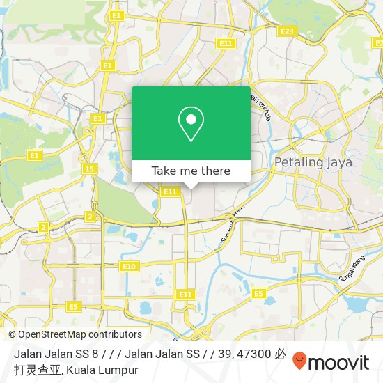 Jalan Jalan SS 8 / / / Jalan Jalan SS / / 39, 47300 必打灵查亚 map