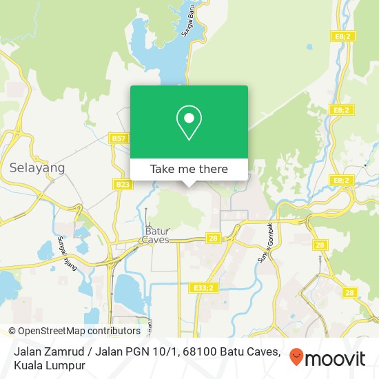 Jalan Zamrud / Jalan PGN 10 / 1, 68100 Batu Caves map