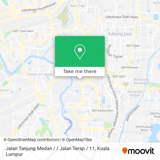 Jalan Tanjung Medan / / Jalan Terap / 11 map