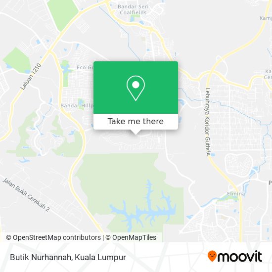 Butik Nurhannah map