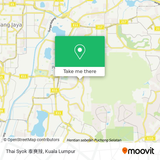 Thai Syok 泰爽辣 map