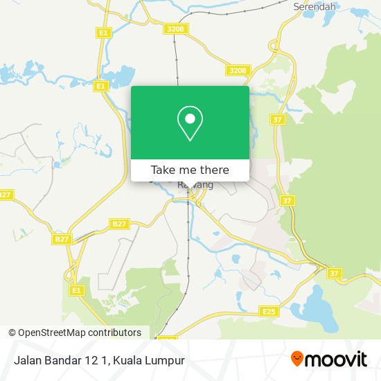 Peta Jalan Bandar 12 1