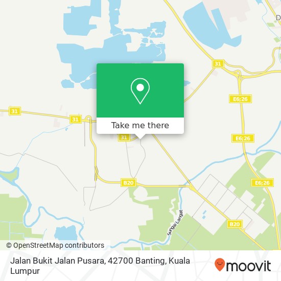 Jalan Bukit Jalan Pusara, 42700 Banting map