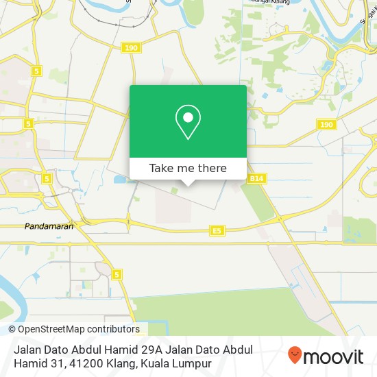 Peta Jalan Dato Abdul Hamid 29A Jalan Dato Abdul Hamid 31, 41200 Klang