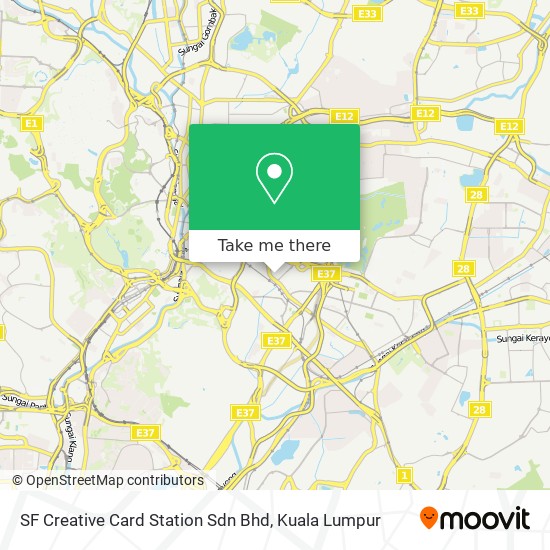 SF Creative Card Station Sdn Bhd map